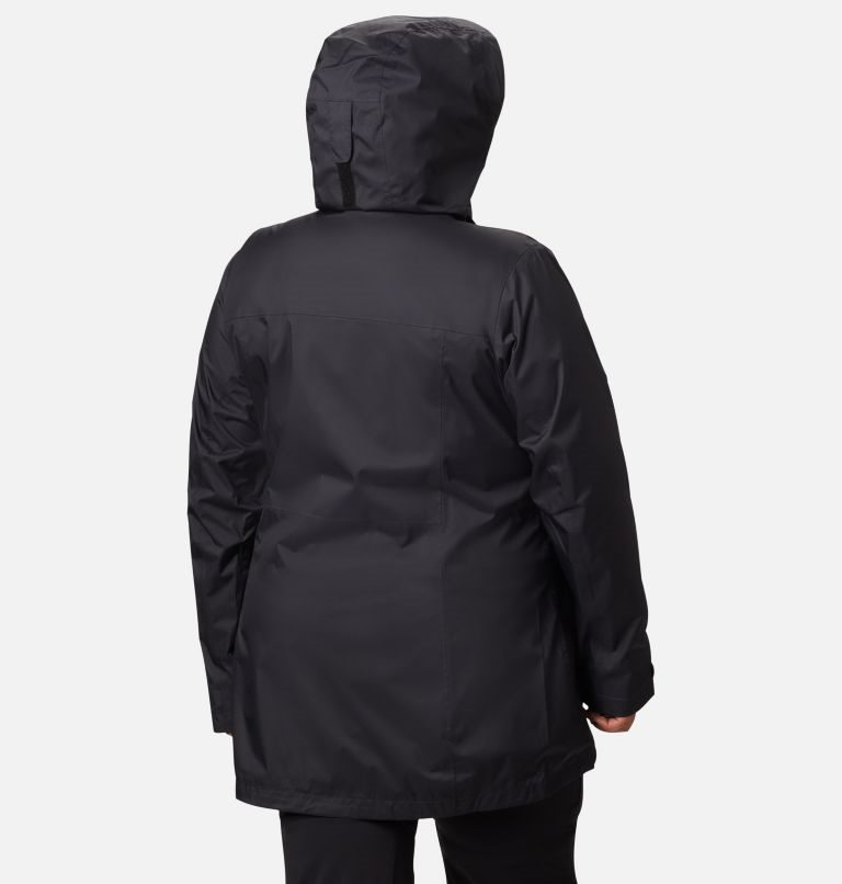 Women's Columbia Splash A Little II Jackets Black | Plus Size CA-Y1C38